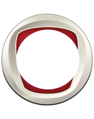 FREGIO ROSSO ANT DIAM 120  4 PERNI + ADESIVO  QUBO 08 FIORINO 08 MULTIPLA 05