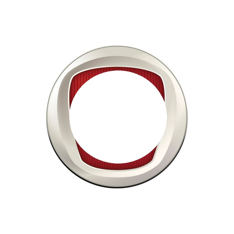 FREGIO ROSSO ANT DIAM 120  4 PERNI + ADESIVO  QUBO 08 FIORINO 08 MULTIPLA 05