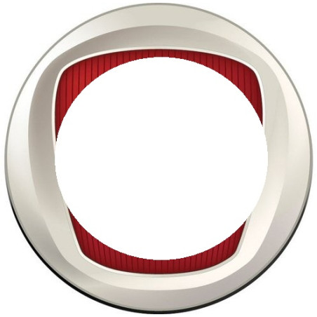 FREGIO ROSSO ANT DIAM 120  4 PERNI + ADESIVO  QUBO 08 FIORINO 08 MULTIPLA 05