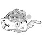 SERRATURA ANTERIORE DESTRO MANUALE IVECO GAMMA Z - TURBO Z 5091 19771991