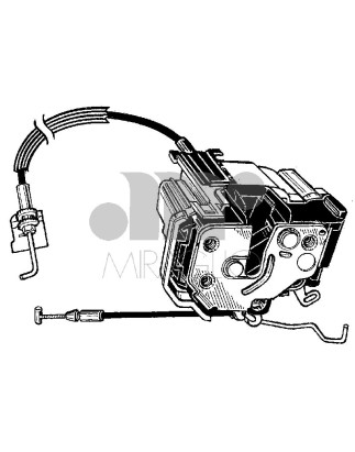 SERRATURA ANTERIORE SINISTRO FIAT FIORINOQUBO 225 20082016