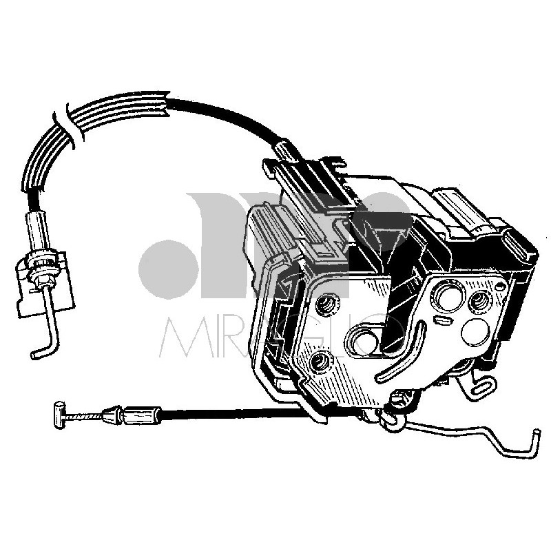 SERRATURA ANTERIORE SINISTRO FIAT FIORINOQUBO 225 20082016