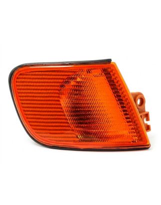 FANALE ANTERIORE DESTRO CON PORTALAMPADA ARANCIO CORNICE NERA AUDI 100 4A24A5 19901994