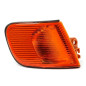 FANALE ANTERIORE DESTRO CON PORTALAMPADA ARANCIO CORNICE NERA AUDI 100 4A24A5 19901994
