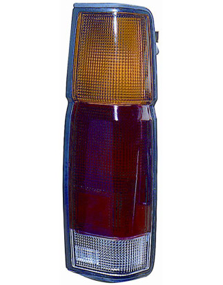 FANALE POSTERIORE DESTRO CON PORTALAMPADA BIANCOARANCIOROSSO MODELLO 40 CM NISSAN PU 2WD-4WD D21 19921997, NISSAN PU DOUBLE CAB
