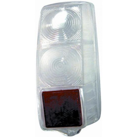LENTE FANALE POSTERIORE DESTRA BIANCA FIAT 500 F  L  R 19651975