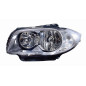 PROIETTORE DESTRO 2H7 CON PARABOLA GRIGIA SCURA BMW SERIES 1 35D E81E87 20042011 VERS 20072009, BMW SERIES 1 COUPECABRIO E82E88