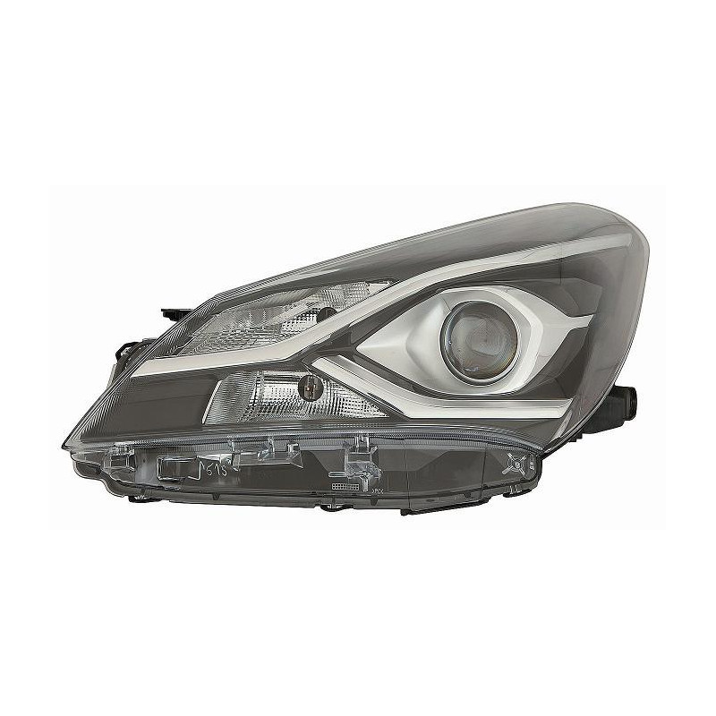 PROIETTORE DESTRO WY21W CON PARABOLA CON LENTICOLARE CON PREDISPOSIZIONE REGOLAZIONE ELETTRICA TOYOTA YARIS III P13 20172020