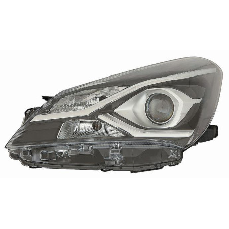 PROIETTORE DESTRO WY21W CON PARABOLA CON LENTICOLARE CON PREDISPOSIZIONE REGOLAZIONE ELETTRICA TOYOTA YARIS III P13 20172020