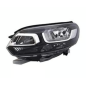 PROIETTORE SINISTRO H1-H7-W5W-W21W-PY21W CON PARABOLA CROMATA CON MOTORE CITROEN JUMPYSPACE TOURER V 2016, OPEL VIVARO X82 2019