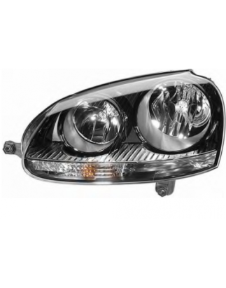 PROIETTORE SINISTRO 6 PIN CON PARABOLA NERA VOLKSWAGEN GOLF V 1K1 20042008, VOLKSWAGEN GOLF V VARIANT 1K5 20072009, VOLKSWAGEN 