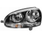 PROIETTORE SINISTRO 6 PIN CON PARABOLA NERA VOLKSWAGEN GOLF V 1K1 20042008, VOLKSWAGEN GOLF V VARIANT 1K5 20072009, VOLKSWAGEN 