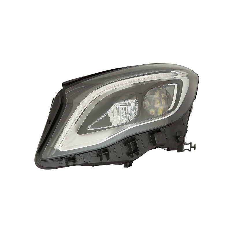 PROIETTORE DESTRO LED CON PARABOLA NERA CON MOTORE MERCEDES-BENZ GLA X156 20142017, MERCEDES-BENZ GLA X156 20172020
