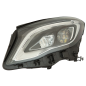PROIETTORE DESTRO LED CON PARABOLA NERA CON MOTORE MERCEDES-BENZ GLA X156 20142017, MERCEDES-BENZ GLA X156 20172020
