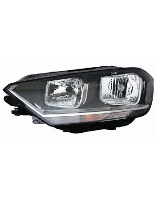 PROIETTORE SINISTRO H7 CON PARABOLA NERA CON MOTORE VOLKSWAGEN GOLF SPORTSVAN AM1AN1 20142018