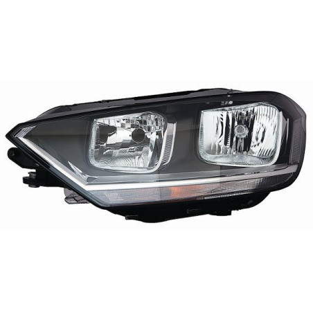 PROIETTORE SINISTRO H7 CON PARABOLA NERA CON MOTORE VOLKSWAGEN GOLF SPORTSVAN AM1AN1 20142018