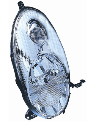 PROIETTORE SINISTRO H4 CON PARABOLA CROMATA NISSAN MICRA K12 20022010