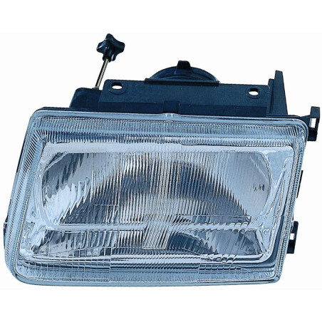 PROIETTORE DESTRO H4 REGOLAZIONE MANUALE OPEL CORSA A S83 19911993, PIAGGIO PORTER 19972009
