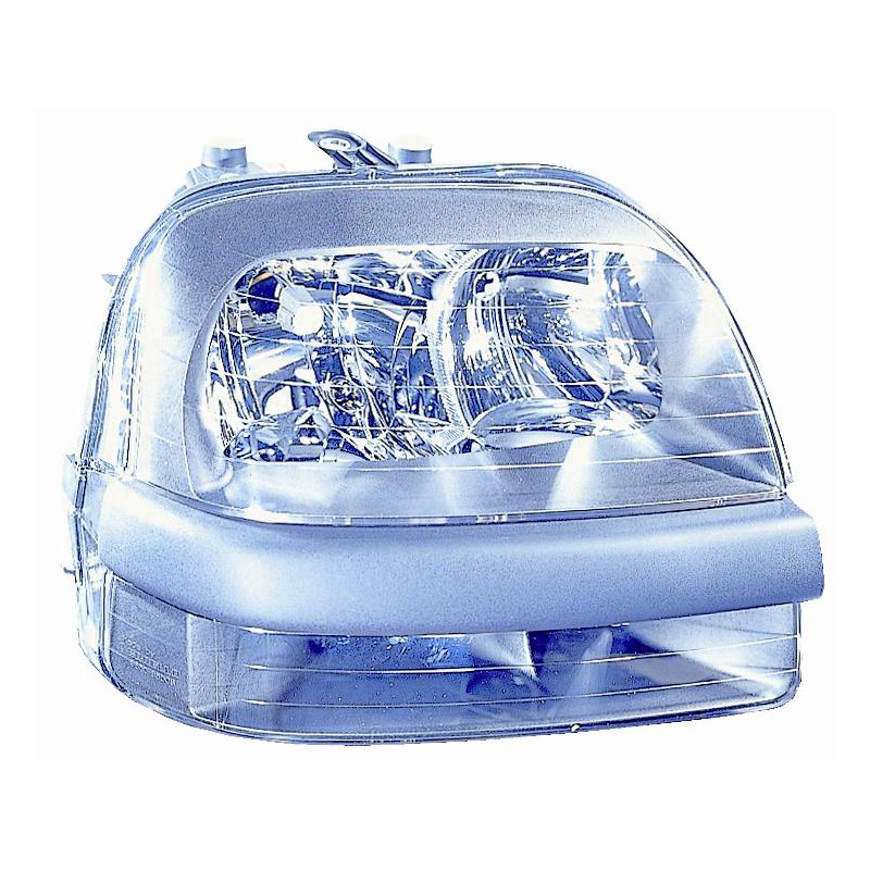 PROIETTORE DESTRO H1,H7 SENZA FENDINEBBIA CON PREDISPOSIZIONE REGOLAZIONE ELETTRICA FIAT DOBLO 119223 20012005