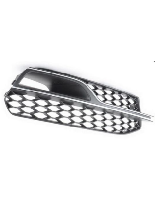 GRIGLIA PARAURTI ANTERIORE DESTRA APERTA CON MODANATURA ARGENTO AUDI A3 3DSPORTBACK 8V18VK8VA8VF 20122016 VERS S3S-LINE, AUDI A