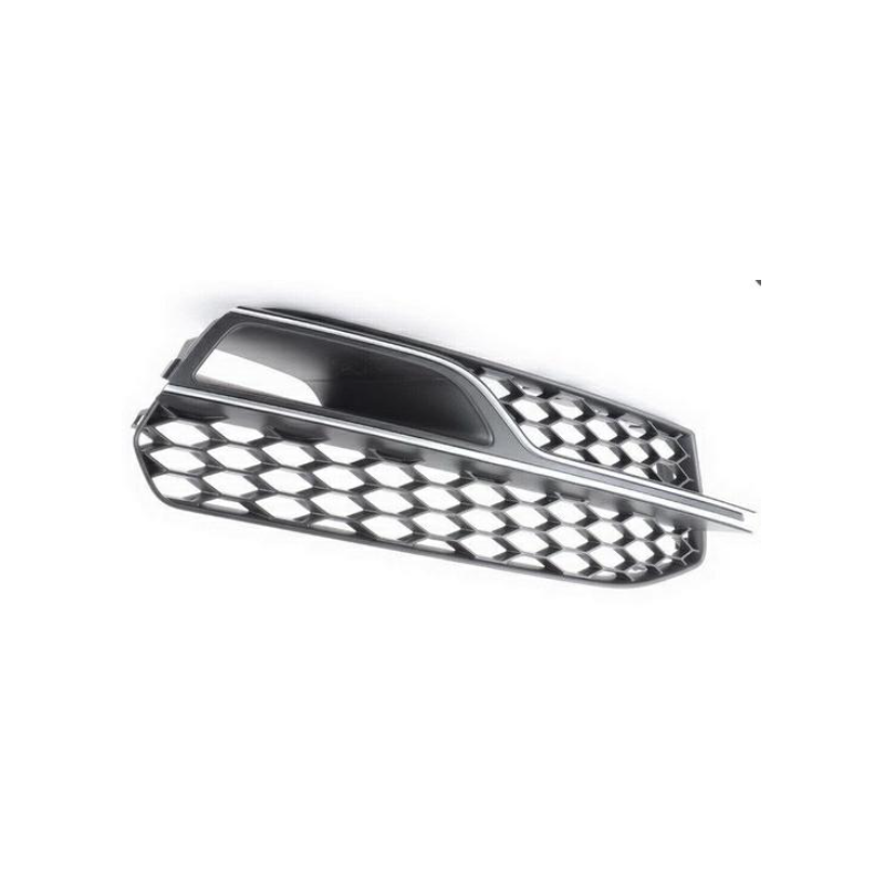 GRIGLIA PARAURTI ANTERIORE DESTRA APERTA CON MODANATURA ARGENTO AUDI A3 3DSPORTBACK 8V18VK8VA8VF 20122016 VERS S3S-LINE, AUDI A