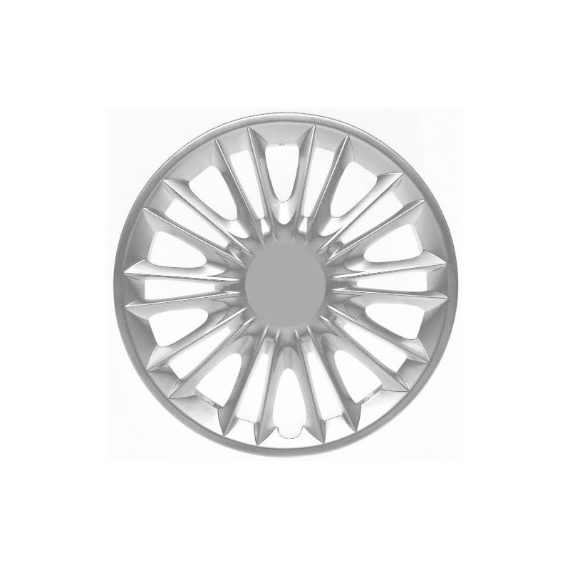 COPRICERCHIO 15 CROMATO SENZA LOGO COMPATIBILE CON LANCIA Y 843 20032011 VERS 2007