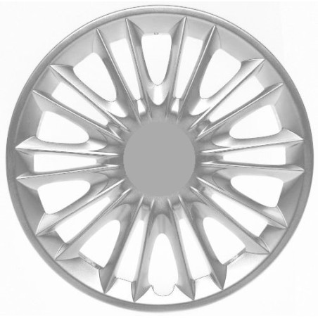 COPRICERCHIO 15 CROMATO SENZA LOGO COMPATIBILE CON LANCIA Y 843 20032011 VERS 2007