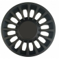 COPRICERCHIO 15 NERA LOGO NERO CON COVER E FREGIO IN RILIEVO SENZA LOGO