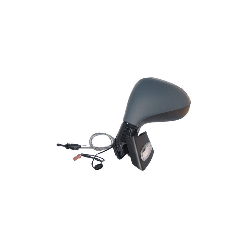 RETROVISORE MECCANICO DESTRO CON PRIMER VETRO CONVESSO CON FANALINO INTEGRATO CON SONDA PEUGEOT 207 WDWAWC 20062014