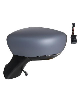 RETROVISORE ELETTRICO DESTRO 9 PIN CON PRIMER TERMICO VETRO CONVESSO CON FANALINO INTEGRATO PICCOLO CON SONDA NISSAN LEAF ZE1 2