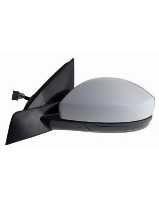 RETROVISORE ELETTRICO DESTRO 8 PIN CON PRIMER TERMICO RICHIUDIBILE ELETTRICAMENTE CON FANALINO INTEGRATO CON LUCE DI CORTESIA L