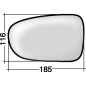 VETRO CON PIASTRA DESTRO TERMICO FORD GALAXY WGR 19952006, SEAT ALHAMBRA 7V87V9 19952010, VOLKSWAGEN SHARAN 7M87M97M6 19952010