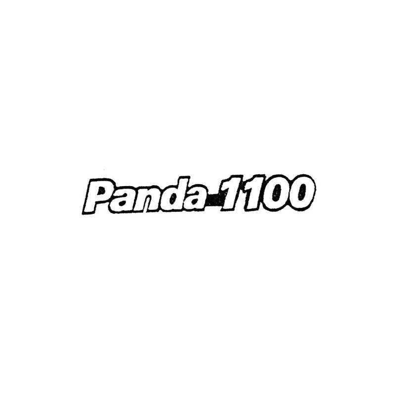 SCRITTA POST FIAT PANDA 1100