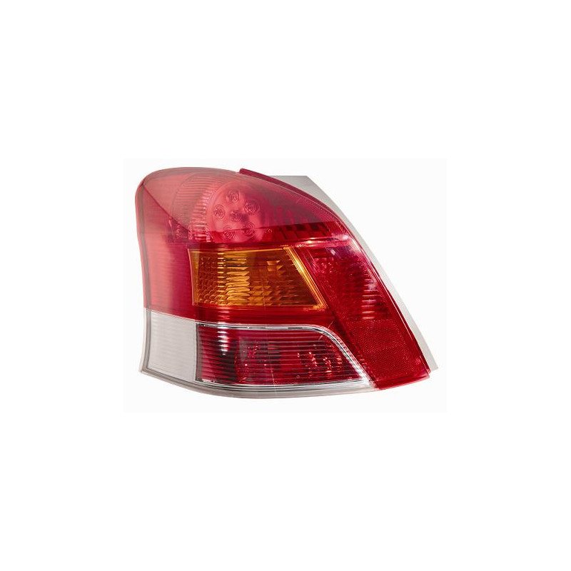 FANALE POSTERIORE DESTRO SENZA PORTALAMPADA ARANCIOBIANCOROSSO LED TOYOTA YARIS II P9 20052011 VERS 2009