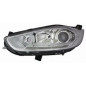 PROIETTORE SINISTRO LED H1,H7 CON PARABOLA CROMATA CON MOTORE CON LUCE DIURNA LED FORD FIESTA JD 20132017