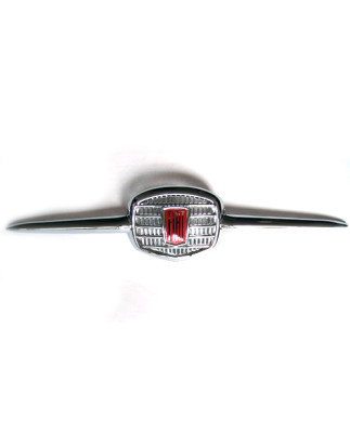 GRIGLIA CON BAFFI IN PLASTICA METALLIZZATA FIAT 500 F L R 19651975, FIAT 500 N 1957