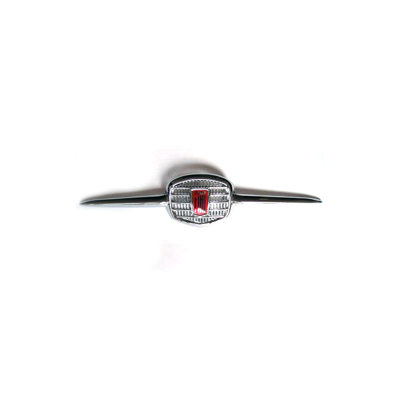 GRIGLIA CON BAFFI IN PLASTICA METALLIZZATA FIAT 500 F  L  R 19651975, FIAT 500 N 1957