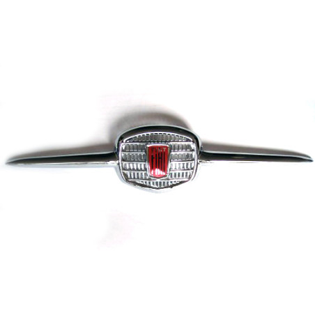 GRIGLIA CON BAFFI IN PLASTICA METALLIZZATA FIAT 500 F L R 19651975, FIAT 500 N 1957