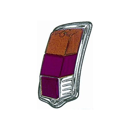 LENTE FANALE POSTERIORE DESTRA MODELLO STARS FIAT 500 F  L  R 19651975