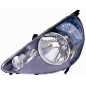 PROIETTORE DESTRO H4 CON PARABOLA NERA CON PREDISPOSIZIONE REGOLAZIONE ELETTRICA HONDA JAZZ GDGE3GE2 20012008 VERS 2005