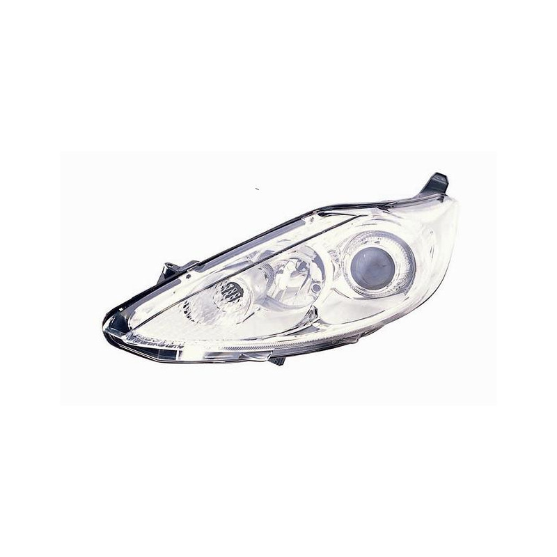 PROIETTORE SINISTRO 5 PORTE H7,H1 CON PARABOLA CROMATA CON LENTICOLARE FORD FIESTA CB1JHJD 20082013