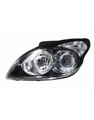 PROIETTORE DESTRO H7,H1 CON PARABOLA NERA CON PREDISPOSIZIONE REGOLAZIONE ELETTRICA HYUNDAI i30 FD 20072012