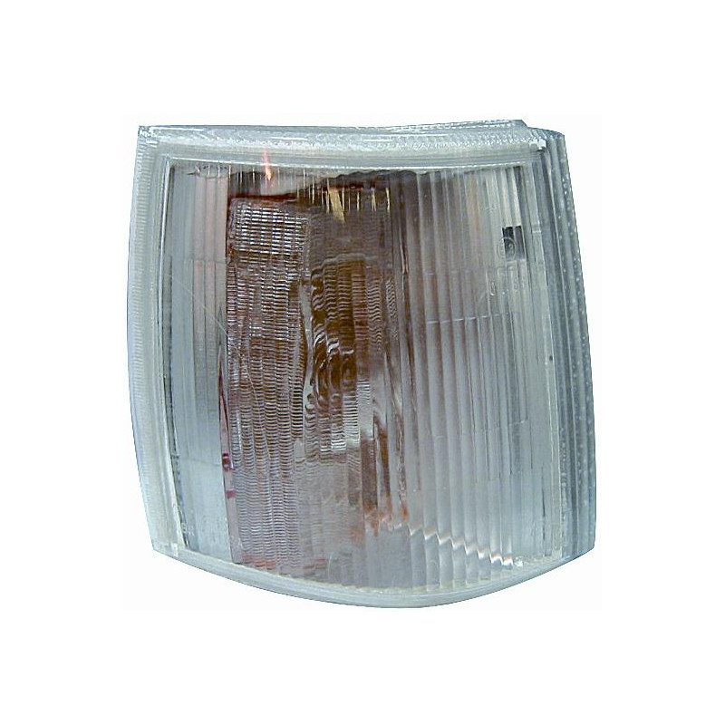 FANALE ANTERIORE DESTRO CON PORTALAMPADA BIANCO FIAT FIORINO 146 19881991