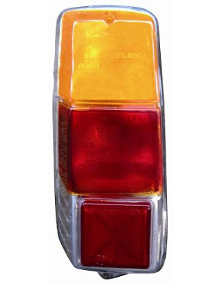 FANALE POSTERIORE DESTRO CON PORTALAMPADA MODELLO ALTISSIMO FIAT 500 F  L  R 19651975