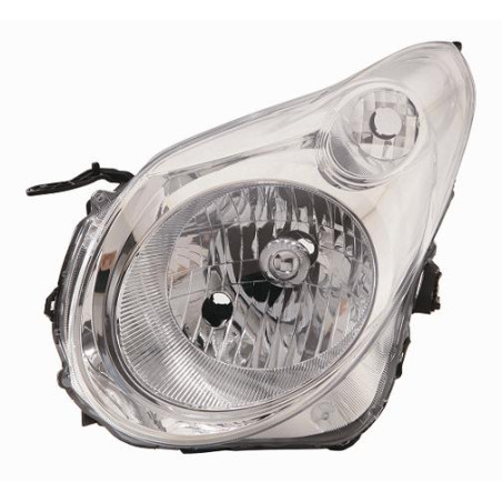 PROIETTORE SINISTRO H4 CON PREDISPOSIZIONE REGOLAZIONE ELETTRICA SUZUKI ALTO HA12HA23HA22HA24HA25 20082014