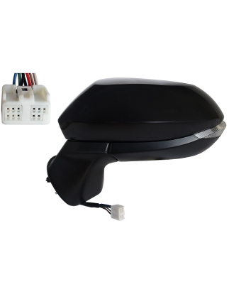 RETROVISORE ELETTRICO SINISTRO 6 PIN CON PRIMER TERMICO VETRO CONVESSO CON FANALINO INTEGRATO LED TOYOTA YARIS IV MXP 2020 VERS