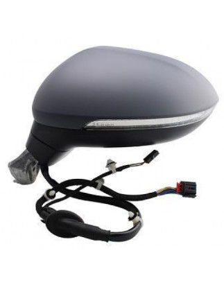 RETROVISORE ELETTRICO SINISTRO 9+2 PIN CON PRIMER TERMICO ASFERICO CON FANALINO INTEGRATO CON LUCE DI CORTESIA CON LANE ASSIST 