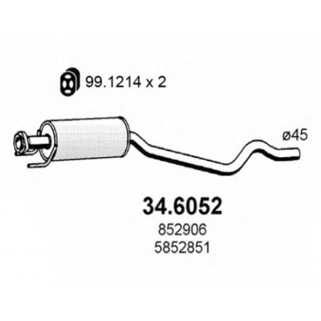 S C OPEL ASTRA 14-16-18 91