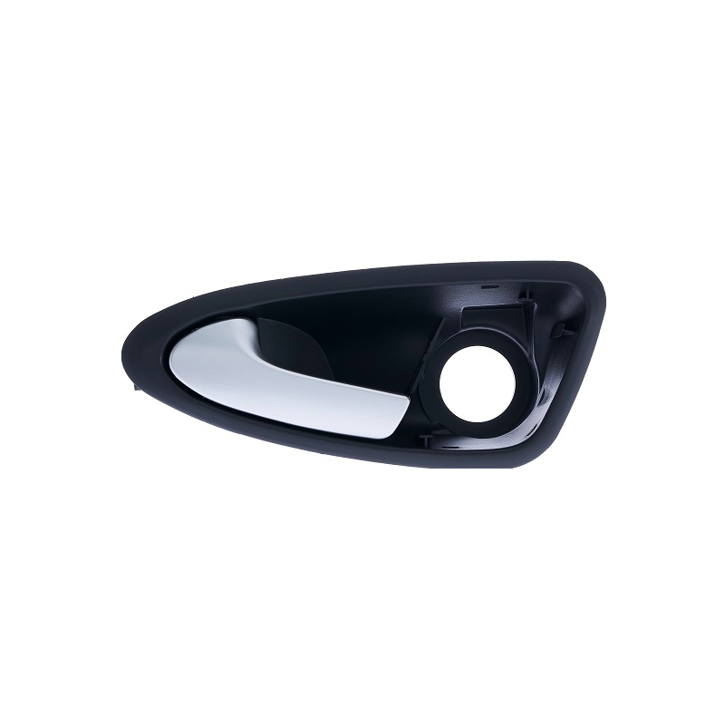 MANIGLIA INTERNA CFORO NERA CLEVA ARGENTO ANTERIORE SINISTRO SEAT IBIZA 6J56P1 2008201  SEAT IBIZA 6J56P1 20122015, SEAT IBIZA 