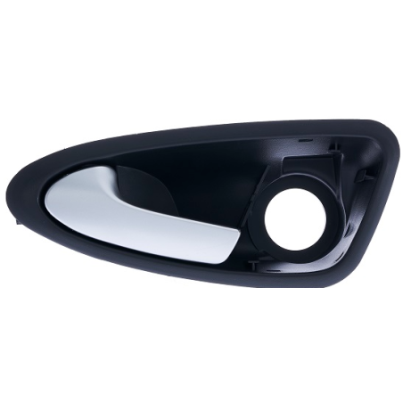 MANIGLIA INTERNA CFORO NERA CLEVA ARGENTO ANTERIORE SINISTRO SEAT IBIZA 6J56P1 2008201  SEAT IBIZA 6J56P1 20122015, SEAT IBIZA 